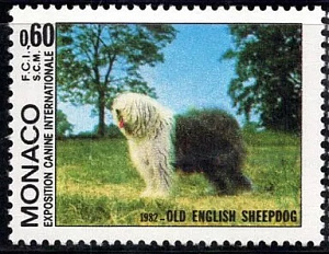 Монако 1982, Международная Выставка Собак, 1 марка